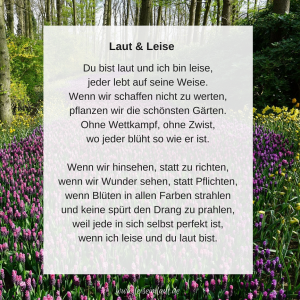 Gedicht zu Intros und Extros